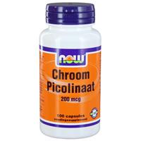 Chromium Picolinaat capsules 200mcg - Now Foods - 100 Veggie-caps