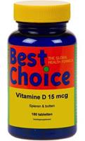 Best Choice Vitamine D3 25mcg Tabletten 60 st