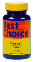 Best Choice Vitamine D3 25mcg Tabletten 360st