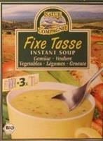 Natur Compagnie FIXE TASSE Suppe Gemüse, BIO, 3x18g