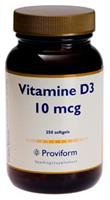 Proviform Vitamine D3 10mcg Softgel Capsules 250st
