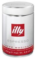illy Espresso Classico Normale Röstung - 250g Kaffee gemahlen, 100% Arabica