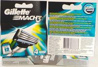 Gillette Mach 3 scheermesjes (4 st.)