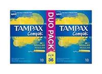 Tampax Tampons Compak Regular 36 stuks