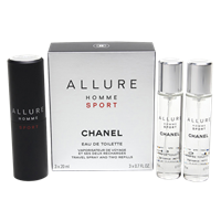 Chanel Eau De Toilette Navulbare Reisverstuiver Chanel - Allure Homme Sport Eau De Toilette  Navulbare Reisverstuiver  - 3 ST