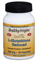 healthyorigins Setria L-Glutathione Reduced 500 mg (60 Capsules) - Healthy Origins