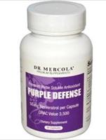 dr.mercola Dr. Mercola, Purple Defense, Premium Wasser lösliches Antioxidans, 30 Kapseln
