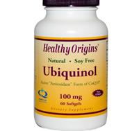 healthyorigins Healthy Origins, Ubiquinol, neue Soja frei, GVO-Formel, 100 mg, 60 Kapseln