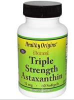 healthyorigins Healthy Origins, natürliche dreifache Stärke Astaxanthin, 12 mg, 60 Kapseln