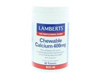 Lamberts Calcium 400mg Kauwtabletten + Vit. D En Fos (60kt)