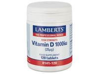 Lamberts Vitamine d 1000ie 25 mcg 120 capsules