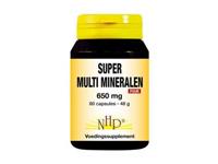 NHP Super multi mineralen 650 mg puur Capsules
