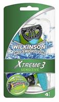 Wilkinson Extreme3 Comfort+ Sensitive - 4 scheermesjes