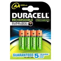 Duracelllllllllllllllllllllllllllllllllllllllllllllllllllllllllllllllll PreCharged HR06 Oplaadbare AA batterij (penlite) NiMH 2400 mAh 1.2 V 4 stuk(s)