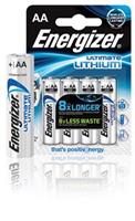 Energizer Ultimate Lithium L91 AA Batterien (4 Stück)