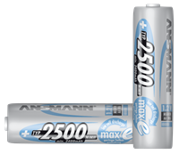 Ansmann maxE 2500mAh NiMh oplaadbare batterij