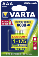 Oplaadbare AAA batterij (potlood) Varta Ready2Use HR03 NiMH 800 mAh 1.2 V 2 stuk(s)