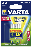 Varta Oplaadbare Accu Ready2Use - 2100mAh Mignon (AA) - 2 stuks