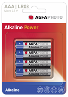 AgfaPhoto LR03 Micro (AAA)-Batterie Alkali-Mangan 1.5V 4St. X37177