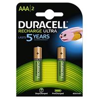 Duracelll Stay Charged NiMH HR03 AAA Rechargeable Batteries (Pack of 2)