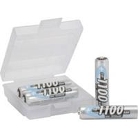 Oplaadbare AAA batterij (potlood) Ansmann HR03 +Box NiMH 1050 mAh 1.2 V 4 stuk(s)