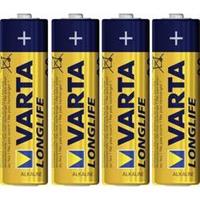 Varta Lognlife LR06 AA batterij (penlite) Alkaline 2800 mAh 1.5 V 4 stuk(s)