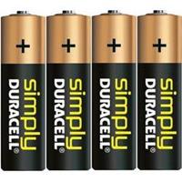 Butlers DURACELL Batterien 4er Set AA 1,5V Akaline