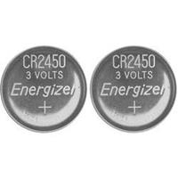 CR2450 Knoopcel Lithium 3 V 620 mAh Energizer CR2450 2 stuk(s)
