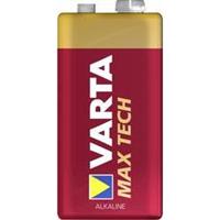 Varta Longlife Max Power 6LR61 9V batterij (blok) Alkaline 640 mAh 9 V 1 stuk(s)