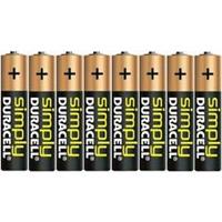 iperbriko Duracel AAA-Batterien – eine Packung mit 8 Batterien