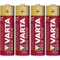 Varta Longlife Max Power LR06 AA batterij (penlite) Alkaline 2900 mAh 1.5 V 4 stuk(s)