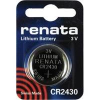 Renata CR2430 CR2430 Knoopcel Lithium 3 V 285 mAh 1 stuk(s)