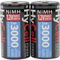 Oplaadbare C batterij (baby) HyCell HR14 NiMH 1.2 V 3000 mAh 2 stuk(s)