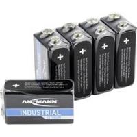 Ansmann Lithium Industrial 6LR61 9V batterij (blok) Lithium 1200 mAh 9 V 5 stuk(s)