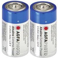 C batterij (baby) AgfaPhoto LR14 Alkaline 1.5 V 2 stuk(s)