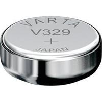 VARTA Silber-Oxid Uhrenzelle, V329, 1,55 Volt, 36 mAh