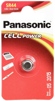 Panasonic Silberoxid Knopfzelle SR44 / V357 - 1 Stück