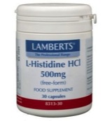 Lamberts L-histidine 500 Mg (30ca)