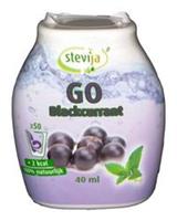 Stevija Stevia Limonadesiroop Go Blackcurrant (40ml)