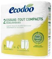 Ecodoo Küchenrolle Compact (2 Rollen - entsprechen 4 normalen Rollen)