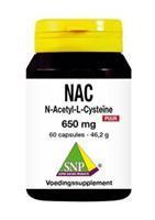 SNP N-acetyl l-cysteïne puur 650 mg 60 capsules