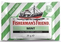 Fishermans Friend Mint Extra Frisse Mint Lozenges Suikervrij Groen/Wit