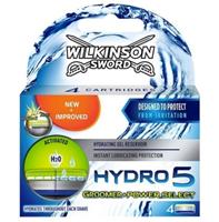 Wilkinson Hydro5 Power Select & Groomer 4 pack