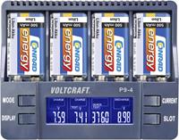 Voltcraft P9-4 9V blok oplader NiCd, NiMH, Li-ion 9 V (blok)