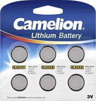 Camelion Knopfzellen-Batterie 6er Blister Lithium Set 3 Volt, CR2016/CR2025/CR2032, für verschiedenste Geräte- und Verbraucheranforderungen 13000600