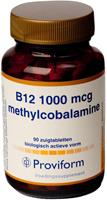 Proviform B12 1000mcg Methylcobalamine Zuigtabletten 90st