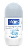 Sanex Deodorant Roller Dermo No Parfume, 50 ml