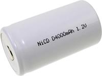Mexcel D-D4000H Speciale oplaadbare batterij D (mono) Geschikt voor hoge temperaturen, Flat-top NiCd 1.2 V 4000 mAh