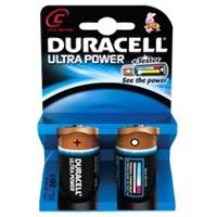 Duracell Alkaline Batterie , ULTRA POWER,  Baby C, 2er Blister