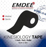 Emdee Kinesiology Tape Zwart Non Cut